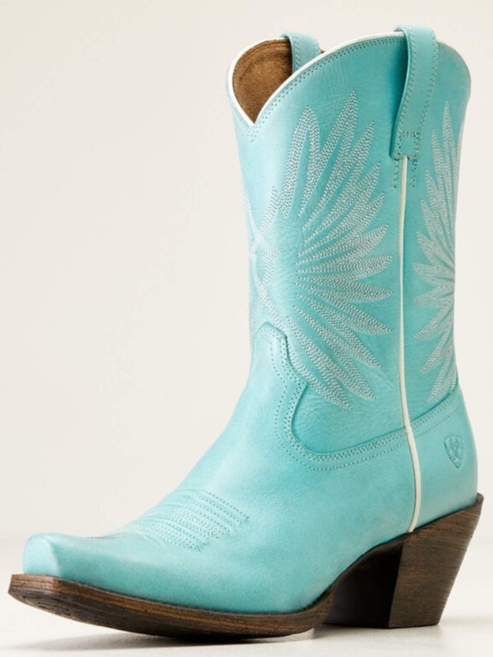 Ariat Turquoise Western Cowgirl Heeled Boot